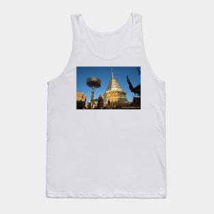 Pagoda in Chiang Mai Thailand. Tank Top